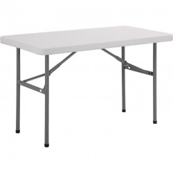 Bolero rechthoekige inklapbare tafel 1,22m