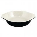 Vogue ronde gratineerschaal zwart 0,4L
