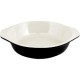 Vogue ronde gratineerschaal zwart 0,75ltr