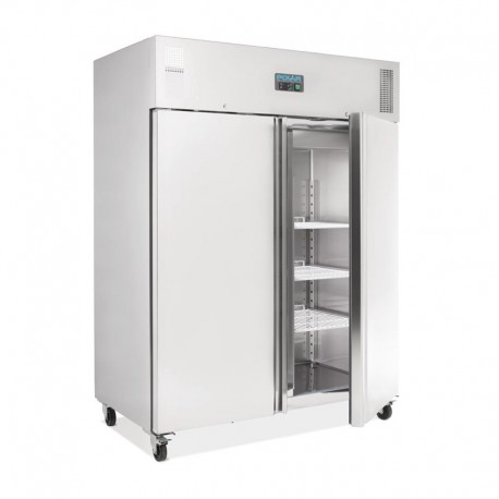 Polar professionele 2-deurs koeling RVS 1300ltr