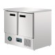Polar 2-deurs gekoelde werkbank 240ltr