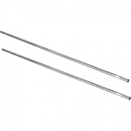 Vogue chroom staanderset voor Vogue voorraadrekken 127cm