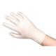 Latex handschoenen wit poedervrij L