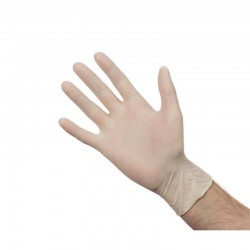 Latex handschoenenen wit poedervrij XL