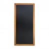Securit lang wandbord teak effect 120x56cm