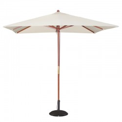 Bolero vierkante crème parasol 2,5 meter