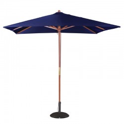 Bolero vierkante donkerblauwe parasol 2,5 meter