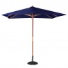 Bolero vierkante donkerblauwe parasol 2,5 meter