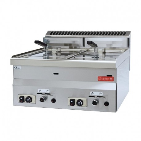 Gastro M 600 gas friteuse 2x 8ltr 60/60 FRG
