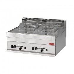 Gastro M 650 gas friteuse 2x 8ltr 65/70 FRG