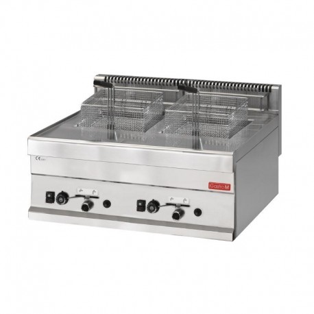 Gastro M 650 gas friteuse 2x 8ltr 65/70 FRG