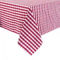 Mitre Comfort Gingham tafelkleed rood-wit 89 x 89cm