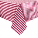 Mitre Comfort Gingham tafelkleed rood-wit 132x132cm