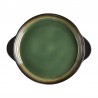 Olympia Nomi ronde tapasschalen groen-zwart 19cm