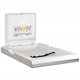 Mediclinics opklapbare verticale baby luiertafel, RVS