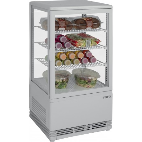 SARO Mini-koelvitrine 70 liter met verlichting model SC 70 wit