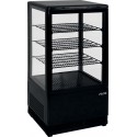 SARO Mini-koelvitrine 70 liter met verlichtingmodel SC 70 zwart