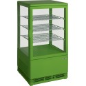 SARO Mini-koelvitrine 70 liter met verlichting model SC 70 groen