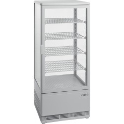 SARO Koelvitrine met luchtventilatie Model SC 100 wit