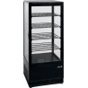 SARO Koelvitrine met luchtventilatie Model SC 100 zwart