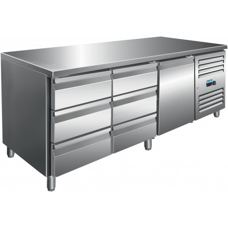 SARO Koeltafel incl. set van 2 x 3 laden Model KYLJA 3150 TN