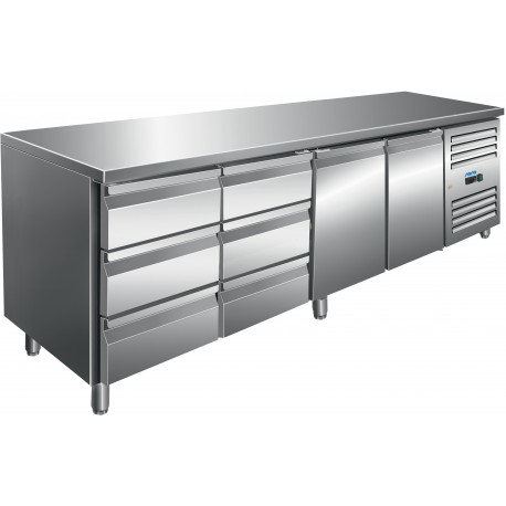 SARO Koeltafel incl. set van 2 x 3 laden Model KYLJA 4150 TN