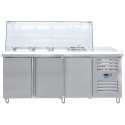 SARO Koeltafel met glazen top Model GN 3100 TNS 
