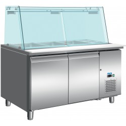 SARO Koeltafel met glazen top Model SG 2070 