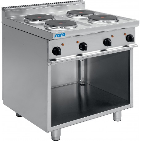 SARO Elektrische kookplaten met open onderbouw model E7/CUET4BA