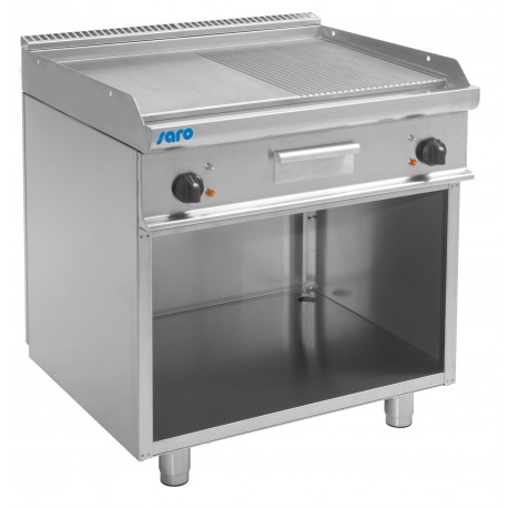 SARO Elektrische grill en bakplaat met open basis model E7 / KTE2BAM
