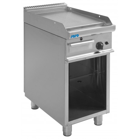 SARO Gas grillplaat met open kast model E7 / KTG1BAL