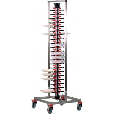 SARO Verrijdbaar Bordenrek voor 84 borden Plate-Mate® Model PM-84 STANDAARD