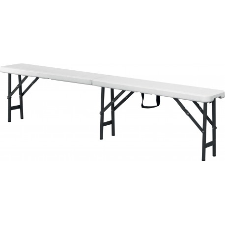 SARO Inklapbare Partybank Wit Model SIESTA