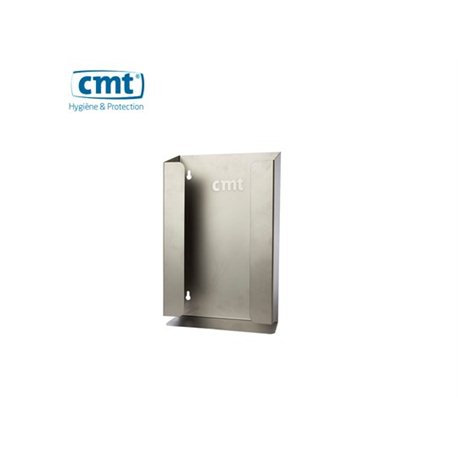 RVS handschoendispenser,open max. 3 doosjes, 40x25x10cm