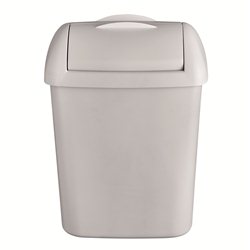 SAPO Afvalbak mat wit 8 liter