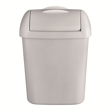 SAPO Afvalbak mat wit 8 liter