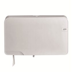 SAPO Quartz white mini duo jumbo toiletrolhouder