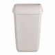 SAPO Afvalbak mat wit met open inworpklep, 43 ltr