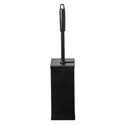 SAPO Quartz black toiletborstelhouder rvs