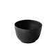 Kom zwart rond 11,3 hoog 7 cm (per 6 stuks)