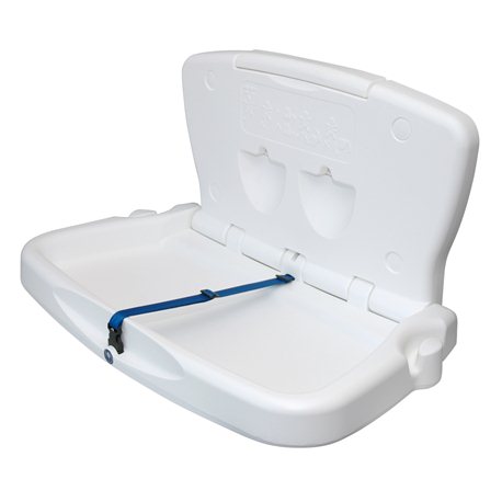 Babyminder opklapbare babyverschoontafel horizontaal, wit