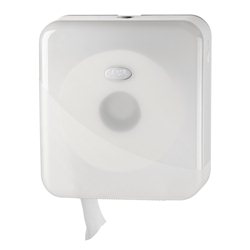 SAPO White mini jumbo toiletrol dispenser