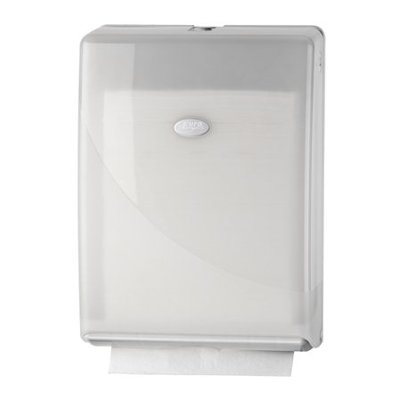 SAPO White vouwhanddoekdispenser t.b.v. C-fold en multifold handdoekpapier