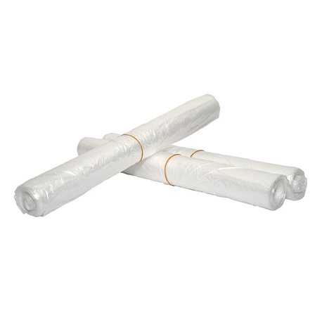Afvalzak transparant 50x55 HDPE 15 mu (20 rol a 50 stuks in doos)