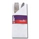 GastroSleeve + 40x40 cm airlaid servet, 50 grs White