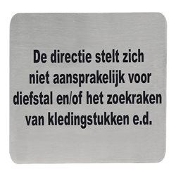 Tekstplaatje / Pictogram