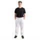 Whites Easyfit Teflon unisex koksbroek wit XL