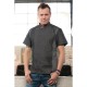 Chef Works Urban Delancey denim koksbuis korte mouw grijs L