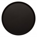 Cambro Treadlite rond antislip glasvezel dienblad zwart 35,5cm