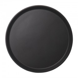 Cambro Camtread rond antislip glasvezel dienblad zwart 35,5cm